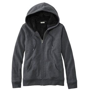 LLBean Women's L.L.Bean 1912 Sweatshirt, Sherpa-Lined Hoodie